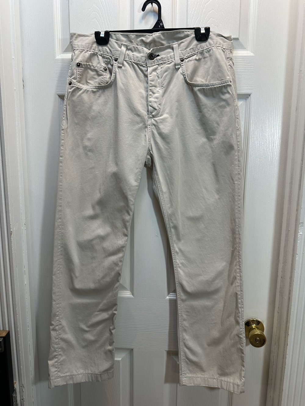 rag & bone Men's Khaki Chinos in Light Beige